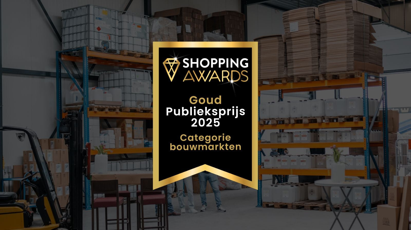 Gouden publieksprijs Shopping Awards 2025!