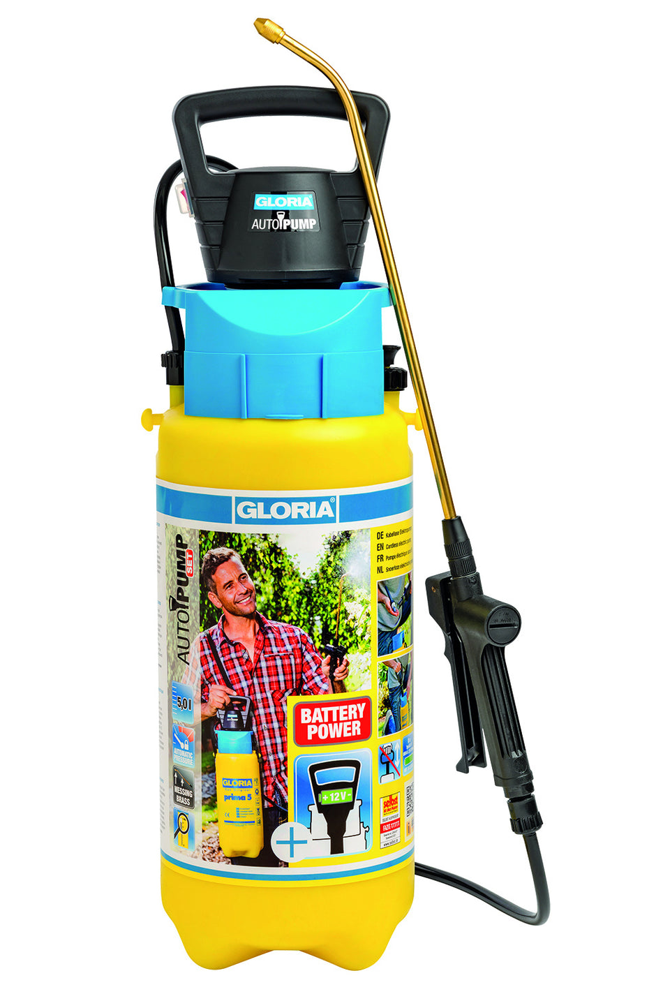 Prima 5 autopump set vernevelspuit (5L)