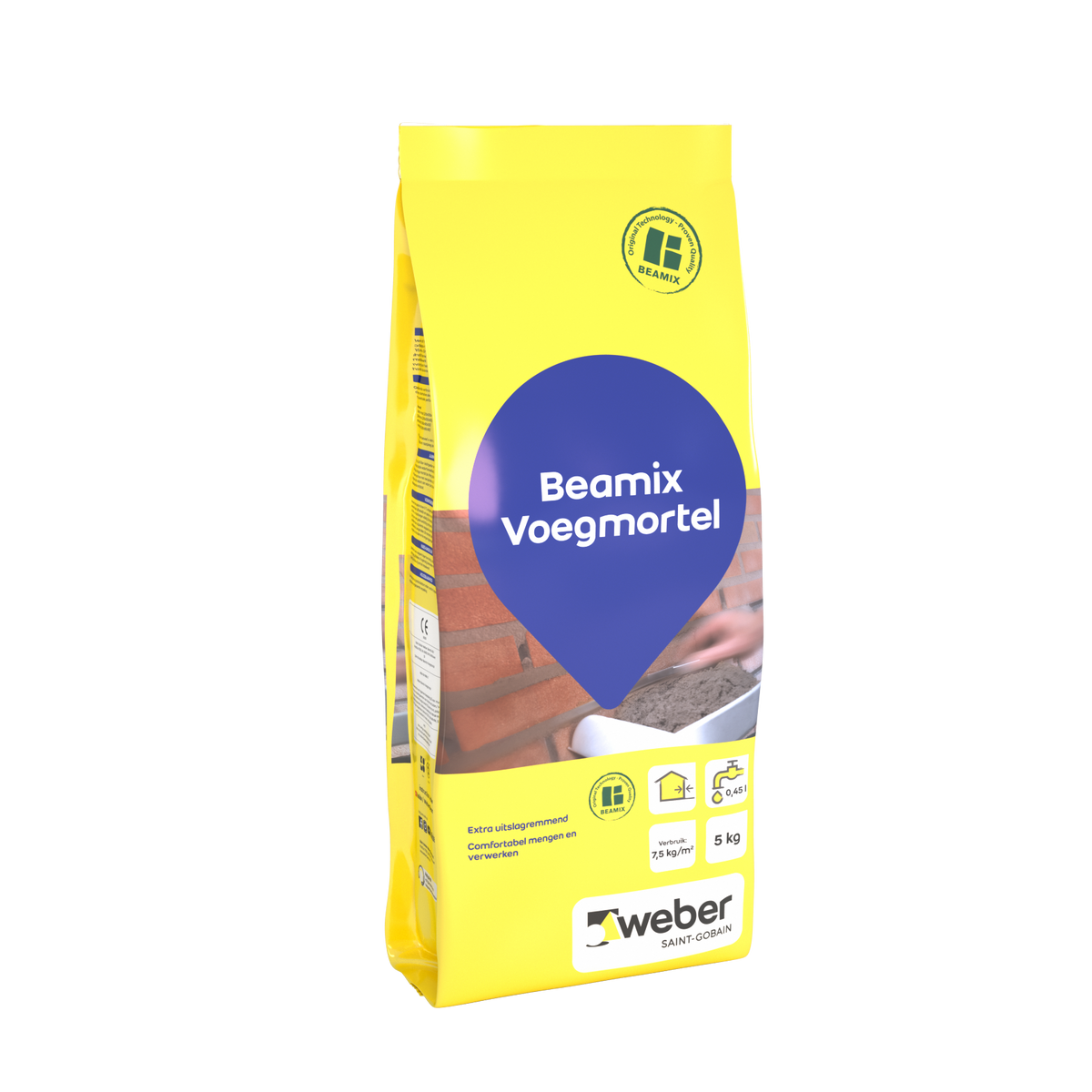 Weber Beamix voegmortel grijs 5 kg kopen? | Voegmortel Weber Beamix voegmortel grijs 5 kg kopen? | Voegmortel