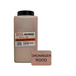 Steen reparatie mortel -  Groninger Rood (1 kg)